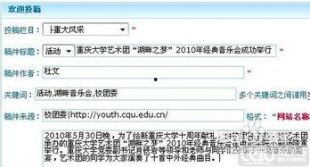 重庆新闻爆料投稿流程,轻松参与，共建和谐舆论场